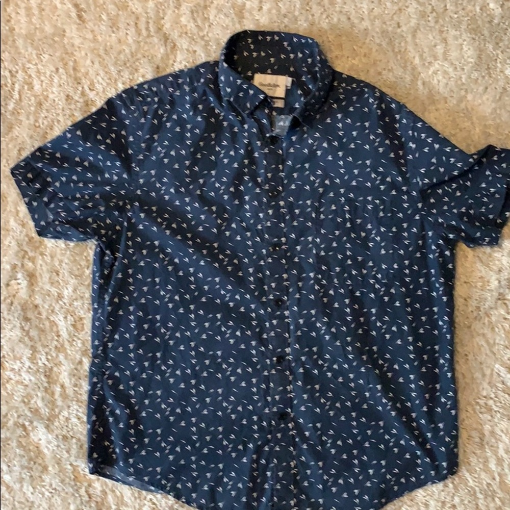 Blue dress Button down